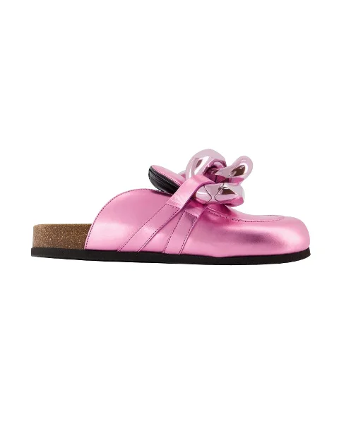 Pink Leather JW Anderson Flats