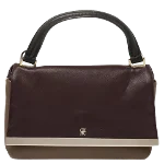 Black Leather Carolina Herrera Handbag