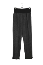 Black Polyester Essentiel Antwerp Pants