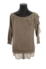 Brown Cotton Patrizia Pepe Sweater