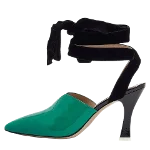 Green Velvet The Attico Heels