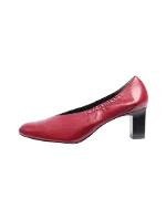 Red Leather Robert Clergerie Heels