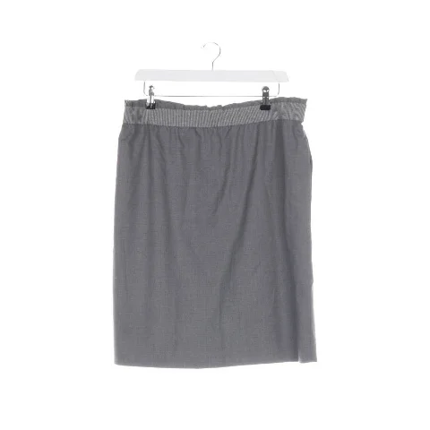 Grey Wool Fabiana Filippi Skirt