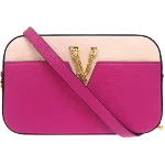 Pink Leather Versace Shoulder Bag