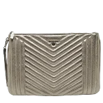 Grey Leather Michael Kors Pouch