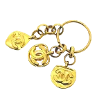 Gold Metal Chanel Key Chain