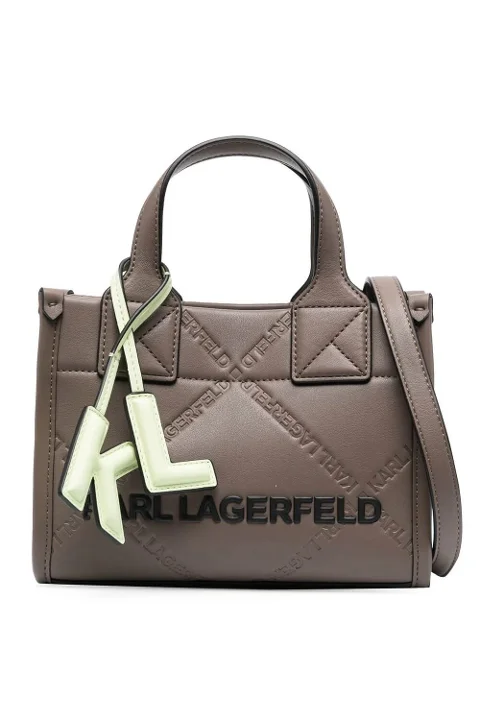 Brown Leather Karl Lagerfeld Handbag