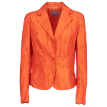 Orange Polyester Etro Jacket