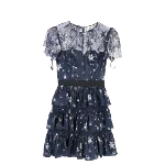 Navy Polyester Self Portrait Dress