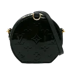 Black Leather Louis Vuitton Boite Chapeau