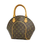 Brown Fabric Louis Vuitton Ellipse