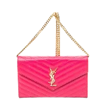 Pink Leather Yves Saint Laurent Wallet