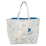 White Leather Dior Tote