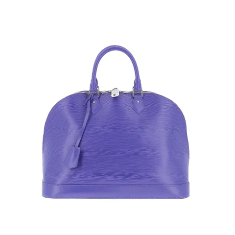 Purple Leather Louis Vuitton Alma