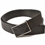 Black Leather Armani Belt