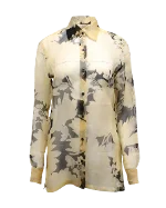 Yellow Silk Dries Van Noten Shirt