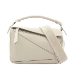 White Leather Loewe Puzzle