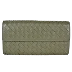 Grey Fabric Bottega Veneta Wallet