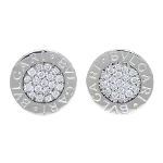 White White Gold Bvlgari Earrings