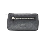 Black Canvas Gucci Clutch