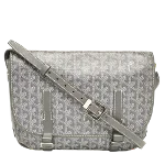 Grey Coated canvas Goyard Belvedere