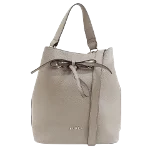 Beige Leather Furla Tote