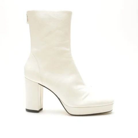 White Leather Kenzo Boots