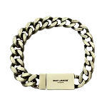 Silver Metal Saint Laurent Bracelet