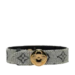 Navy Fabric Louis Vuitton Bracelet