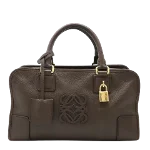 Brown Leather Loewe Travel Bag