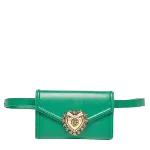 Green Leather Dolce & Gabbana Belt Bag