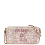 Pink Canvas Chanel Deauville