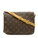 Brown Canvas Louis Vuitton Musette Tango