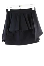 Black Cotton Alexandre Vauthier Skirt