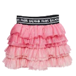 Pink Fabric Balmain Skirt