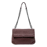 Red Leather Bottega Veneta Shoulder Bag