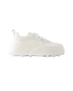 White Leather Jil Sander Sneakers