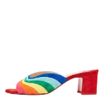 Multicolor Suede Christian Louboutin Sandals