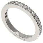 Silver Platinum Chaumet Ring