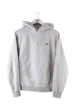 Grey Cotton Lacoste Sweatshirt