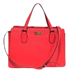 Red Leather Kate Spade Tote