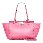 Pink Leather Valentino Handbag