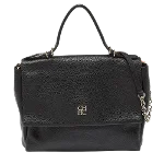 Black Leather Carolina Herrera Handbag