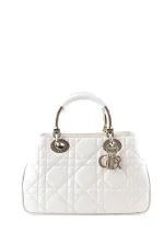 Beige Leather Dior Handbag