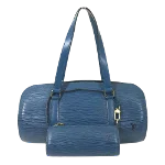 Blue Leather Louis Vuitton Soufflot