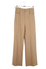 Brown Wool Maje Pants