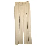 Nude Leather Nanushka Pants