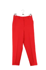 Red Polyester Essentiel Antwerp Pants