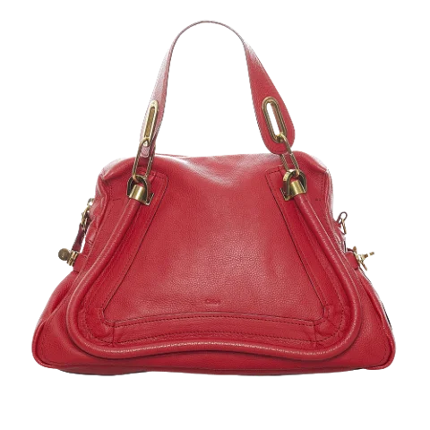 Red Leather Chloé Paraty