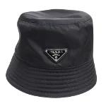 Black Fabric Prada Hat